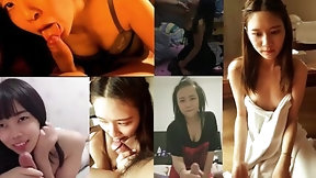 chinese cum video: Chinese amateur blowjob compilation