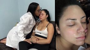 arab and white video: Wet Tongue Of Doctor Fhrancis Makes Sylvia’s Face Very Soaked Clip 03 HD