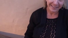 czech hot mom video: Horny GILF Sucks Dick Of Camera Man In The Public Place