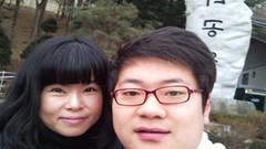 korean video: Amateur Korean couple fucks in classic missionary position on camera