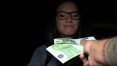 reality video: Every girl has her price. Nataly Gold takes money to give her pussy