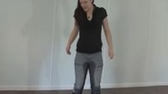 clothed pissing video: Compilation of jeans wetting girls