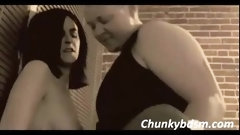 dyke video: Chubby Real Bull Dyke Strap On Fuck