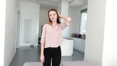hot pants video: Fit18 - Mary Kalisy - 47kg - 171cm - Skinny Russian Teen Model