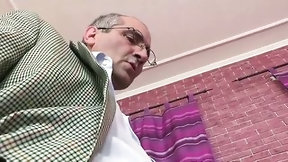 russian video: Russian Blonde Student Fucks a Tricky Old Teacher