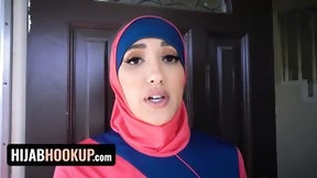 arab pussy video: Hijab Hookup - Sexy Muslim Babe Offers Her Pussy To Landlord As Payment For Rent