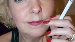 smoking video: Sexy smoking milf