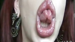 tongue video: split tongue.   H.T.B.