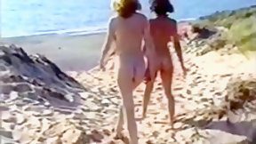 enema video: Nude Beach - Vintage Enema
