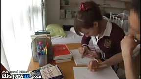 asian teacher video: Japanese home teacher helps needy student - More at Elitejavhd.com