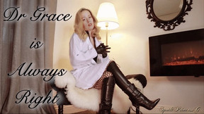 boots video: Dr Grace is Always Right (HOT POV)