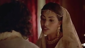kamasutra video: Indira Varma and Sarita Choudhury in a kamasutra movie