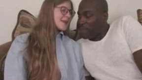braces video: Nerdy Brace Face Amber Gets Her Very First Thick BIG BLACK COCK