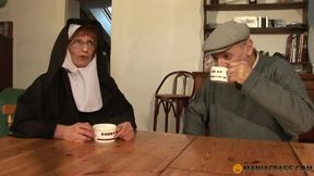 nun video: Papy Voyeur Old Nun Zoranal Double Penetration Nonne B - mommy