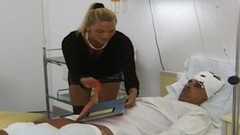 hospital video: Guy in a hospital enjoys being seduced by randy ladies