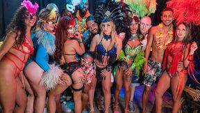 brazilian video: rough carnaval anal samba fuck party orgy