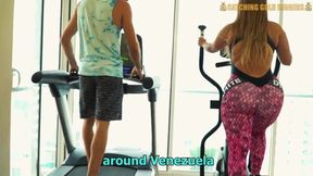 brazilian video: HOT SEX With A Big Booty Venezuelan Gym SLUT - Big ass