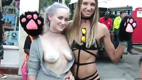 festival video: final day and night of dream fest from key west florida hawt beauties nude in the streets