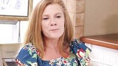 first time anal video: partner's daughter tied to bed and redhead anal first time