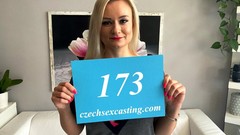 audition video: Highly fuckable blonde in casting