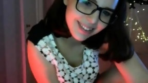 19 year old video: Hottest Amateur Brunette 19yo Teen rides her dildo on Webcam