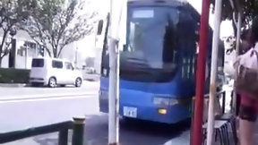 asian bus video: Japanese bus fuck