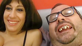 fat guy video: PUTA LOCURA Stunning French babe fucked by a fat guy