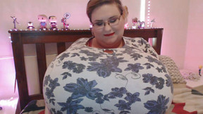 obese video: Huge tits inflation