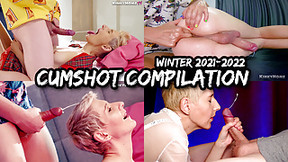 handjob and cumshot compilation video: Kinky Cumshot Compilation - WINTER 2021-2022