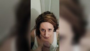 self fuck video: My Fiance Fucks herself with her Toy then she Swallows