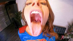 tongue video: Sunshine - Supergirl's Supersnack - HD 1080p MP4