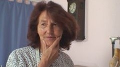 czech cum video: Older granny enjoys riding younger cock