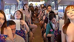 japanese extreme video: Luscious Japanese chick enjoys extreme fuck fest on the bus