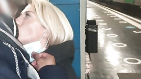 french in public video: La nympho française Megane Lopez trompe son mec avec un inconnu rencontré dans une gare !!!