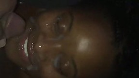 facial video: Ebony smiling facial