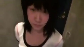 japanese student video: Japanese college girl