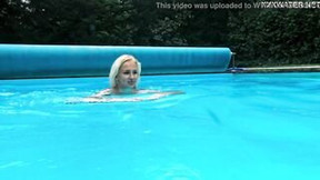 underwater video: Emily Ross Bae mom underwater naked erotics