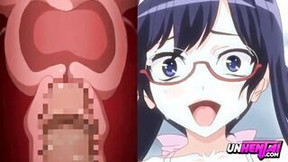 asian animation video: 18yo Teenie Gets Vaginal Inflation By Cum - Anime