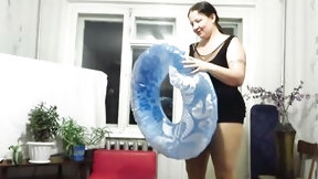 inflatable video: mother i'd like to fuck looner blow. Inflating the beach circle fetish
