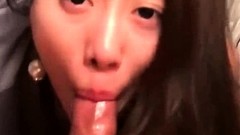 chinese blowjob video: Amateur chinese girl make perfect blowjob and swallow