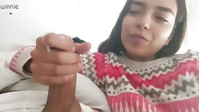 chilean video: I love making my cousin's rod explode in cum - I do it twice