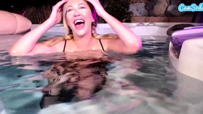 jacuzzi video: Camsoda   Bootylicious hot tub blonde