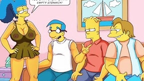 cartoon video: A goal that nobody misses - The Simptoons, Simpsons porn