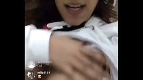 nipple slip video: Instagram live nipple slip 2