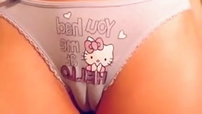 cameltoe video: Sexy shaved cameltoe pussy lips firm round ass hard nipples