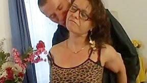 glasses video: Milf With Glasses Love To Fuck Wildly And Then Get A Facial