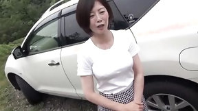 asian outdoor video: I Picked Up an Older Lady inside the Countryside and Enjoyed Outdoors Sex! - Part.five