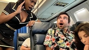 airplane video: Jet Set Jizzers Clip With LaSirena69, Hazel Grace, Lucky Fate - Brazzers Official