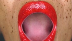 lipstick video: Red Lipstick Fetish JOI Encouragement Lip Fetish Rosie Reed