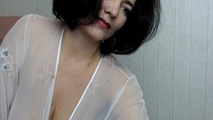 nipples video: Nice Wife strip on cam